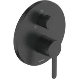 Duravit C.1 Einhebel-Brausemischer Unterputz rund für 2 Verbraucher Schwarz Matt C14210012046
