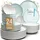 PURE LIVING INTERIOR DESIGN Ibiza Kombiservice 24-tlg. blau-beige