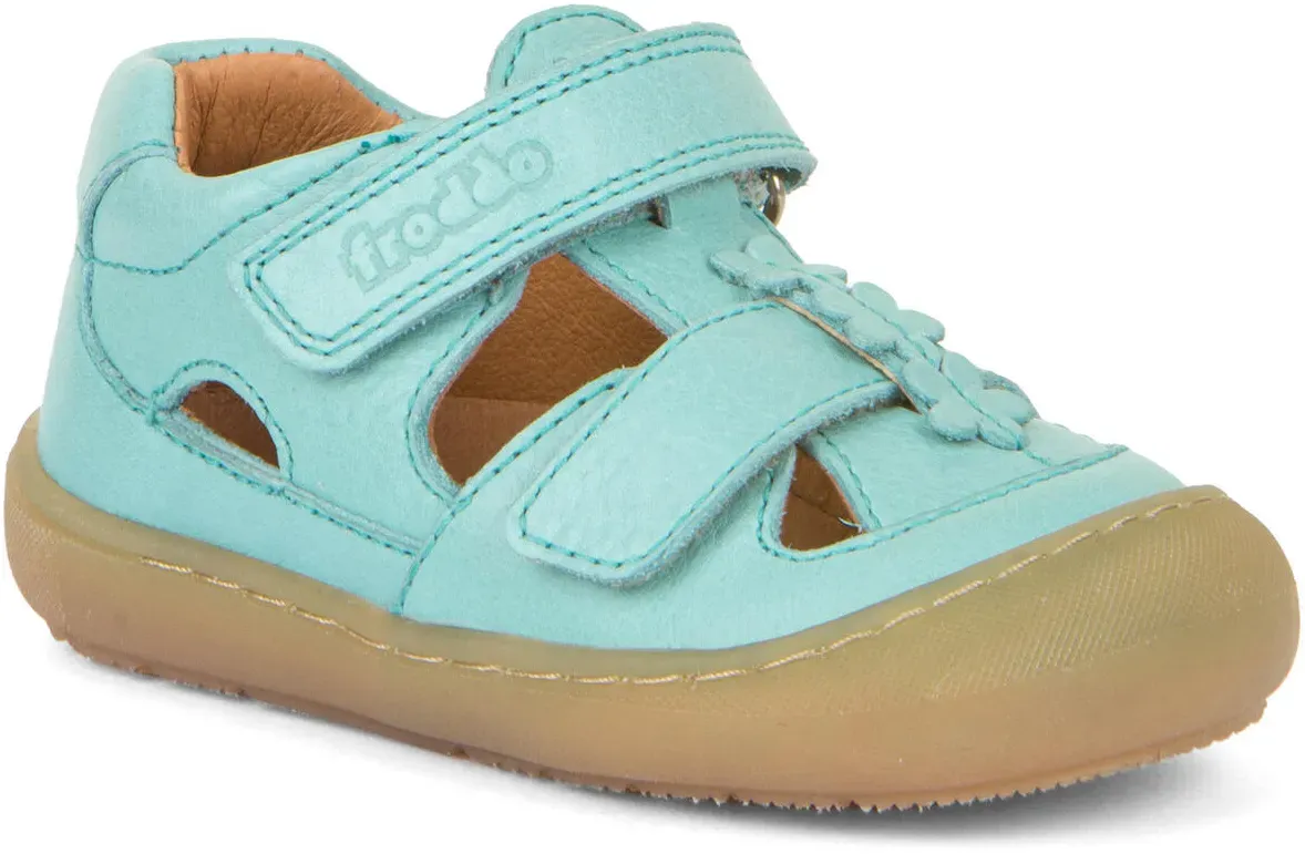 Ollie Sandal Mädchen Halb-Sandale, Mint (Türkis)