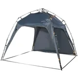 pro.tec Pavillon Barendrecht 2,5 x 2,5 m Grau