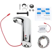 Yechiry berührungslose Badarmatur, intelligente automatische Warm- und Kaltwasserarmatur aus Messing mit Sensor für Toiletten, Badezimmer, Büros,