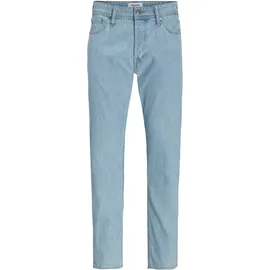 JACK & JONES "JJICHRIS JJORIGINAL SQ 738 NOOS", Herren, Gr. 28, Länge 32, blau (light blau denim), Denim/Jeans, Obermaterial: 100% Baumwolle, unifarben, relaxed fit lang, Jeans, mit Faded-Effekten