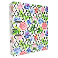 Adina Motivordner 8cm Aquarell-Rosen auf Gitter)