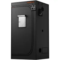 Spider Farmer Growzelt 90x90x180cm für Indoor Lichtdicht und Wasserdicht Anbauzelt Grow Tent Growschrank für Homegrowing Pflanzenzucht Gewächshaus Indoor Zuchtzelt für SF2000Pro, SE3000, G3000