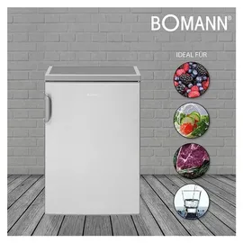 Bomann VS 2195 Kühlschrank (134 l, 850 mm hoch, Edelstahl)