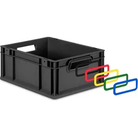 Proregal Eurobox NextGen Color 40 x 22 x 60 cm 4-tlg. schwarz