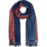 Stylebreaker Schal in Cognac-Dunkelblau | Gr.: onesize