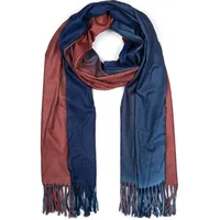 Stylebreaker Schal in Cognac-Dunkelblau | Gr.: onesize