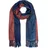 Stylebreaker Schal in Cognac-Dunkelblau | Gr.: onesize
