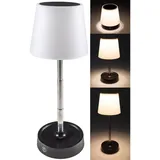 ChiliTec LED Akku Tischleuchte 29cm, dimmbar ausziehbar, Warmweiß