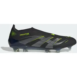 adidas Predator Elite Laceless FG Nockenschuhe, schwarz, Größe 42 2/3 - Core Black/Carbon/Lemon / 42 2⁄3