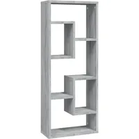 vidaXL Wandregal 36 x 16 x 90 cm Grau