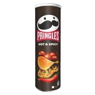 Pringles Chips Hot und Spicy, Kartoffelchips, 185g