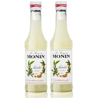 2x Monin Mandel Sirup, 250 ml Flasche