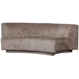 Woood Sofa Popular aus Chenille-Stoff, modernes Design, taupe, bequem gepolstert für 2-3 Personen