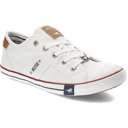 Weiße Turnschuhe Mustang Leichte Damenschuhe Halbschuhe, 38