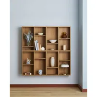 Hammel Furniture Sideboard »Mistral, Hochwertig Hängeregal, Bücherregal, Wandregal, 4 Stück.«, Verstellbar Einlegeböden, T:27 cm, anpassungsbar Designmöbel