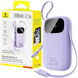 Baseus EnerFill FC21 Qpow 3 Ultra 20000mAh 22.5W Powerbank Baseus Qpow3