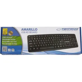 Esperanza EK134 USB Schwarz QWERTY