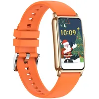 Tipmant Smartwatch Damen, Fitnessuhr Damen Fitness Tracker IP68 Wasserdicht Uhr mit Schrittzähler Damen mit 123 Sportmodi, Pulsmesser, SpO2, Schlafmonitor, Pulsuhr Damen Schrittzähler Uhr (Orange)