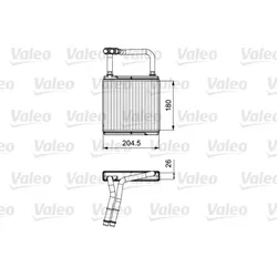 Wärmetauscher Innenraumheizung VALEO 811526 für Mercedes-Benz E