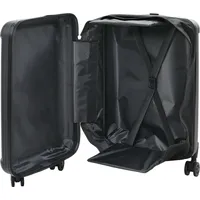 VidaXL Faltkoffer Hard Shell 20'' Schwarz 34x23x55,5 cm ABS