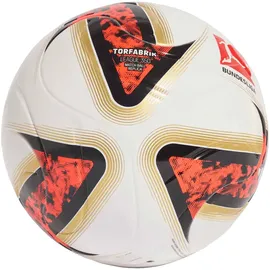 adidas Bundesliga 26/27 Torfabrik League J350 Ball White/Black/solar red, 5