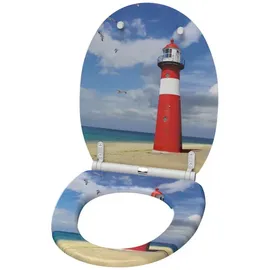 Sanilo Bad-Accessoire-Set »Leuchtturm«, 3-teilig - blau