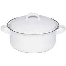 RIESS Classic Kasserolle 18 cm weiß