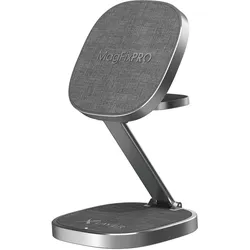 XLayer MagFix Pro 3 in 1 Wireless Travel Charger Black