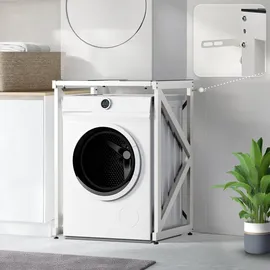 CLP Waschmaschinenregal Caleb weiß