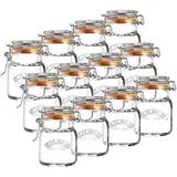 Kilner Bügelverschlussglas quadratisch 70 ml 12 St.