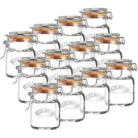 Kilner Bügelverschlussglas quadratisch 70 ml 12 St.