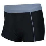 Aquarti Jungen Badehose Schwimmhose Seitliche Paspel Kinder Badeshorts, Farbe: 024 Schwarz/Grau, Größe: 146 - 146