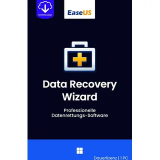 EASEUS Data Recovery Wizard Professional / Windows / 1 PC / Dauerlizenz (Lifetim...