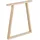 Astigarraga Tischbeine 64 x 75 cm Beige