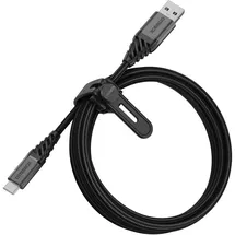 Otterbox USB-A/USB-C Adapterkabel Premium 2.0m schwarz (78-52665)