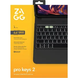 ZAGG Pro Keys 2 für iPad Pro 11" (4. Generation) Schwarz
