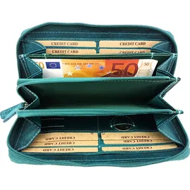 Jockey Club Geldbörse Damen Portemonnaie petrol