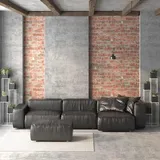 vidaXL 3D-Wandpaneele Rot 10 St. 60 x 60 x 5 cm