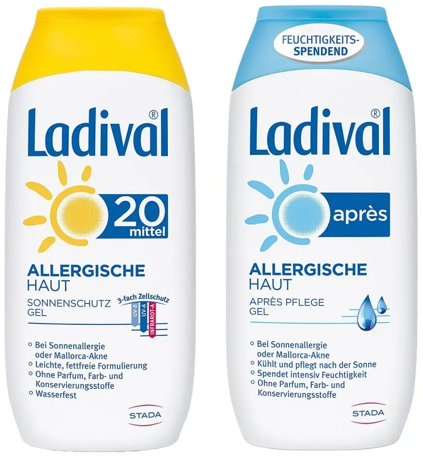 Ladival allergische Haut Gel LSF 20 und Apres Gel