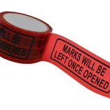 Tamper Evident Security Tape, Solitary Walker Sicherheit verhindert geöffnete Band Legende "Marks werden links einmal geöffnet" (2 in.)