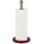 Relaxdays Stehender Küchenrollenhalter Rot,Silber