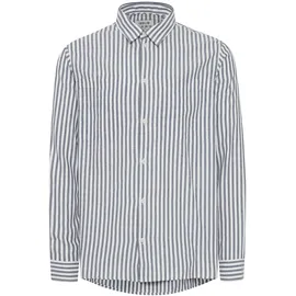 !Solid Langarmhemd SDGamal Blau XL
