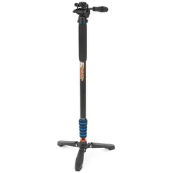 3 Legged Thing Punks Trent 2.0 Monopod Kit w/DOCZ2 Foot Stabiliser Blk, Blau
