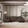 masseno Eckcouch Polyester U-Form mit Schlaffunktion 2-Sitzer Braun