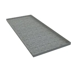 Metallplatte zum Abdecken der Holzarbeitsplatte der Simonrack Werkbank 1500x400 mm VERZINKT