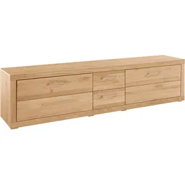 vogl möbelfabrik 1237 Lowboard 211 cm Braun/Massivholz