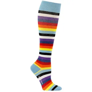 SupCare Stützstrümpfe mit bunten Streifen 1 Pk Strümpfe