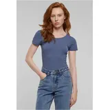 URBAN CLASSICS Ladies Organic Stretch Jersey Body - Blau - M